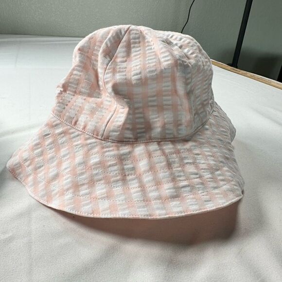 NWT Janie and Jack Baby/Girls Two Bucket Hats White & Pink- 3-6 month - Picture 8 of 13